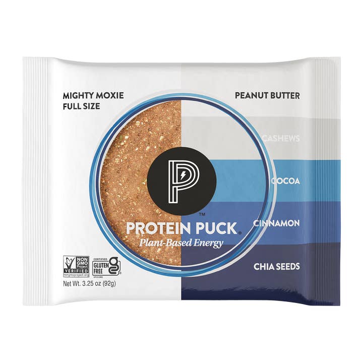 Mighty Moxie (Cocoa, Cashew, Cinnamon) (16 - 3.25oz Bars) for wholesale by Protein Puck