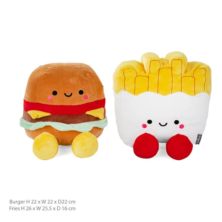 Hallmark – wholesale Stuffed/plush toy – Kids & baby – Better Together Jumbo Burger And Fries Magnetic Plush Pair5
