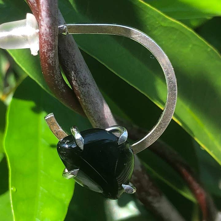 Floating hoop earrings: small hoop earrings# for wholesale by Anne Swain Jewelry