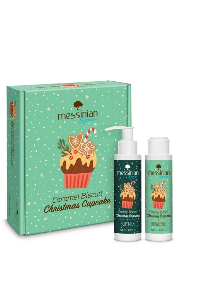 Caixa de Beleza 2 Biscoito de Caramelo Cupcake de Natal Spa Messiniano por atacado de SebastienBruno Røa Torg