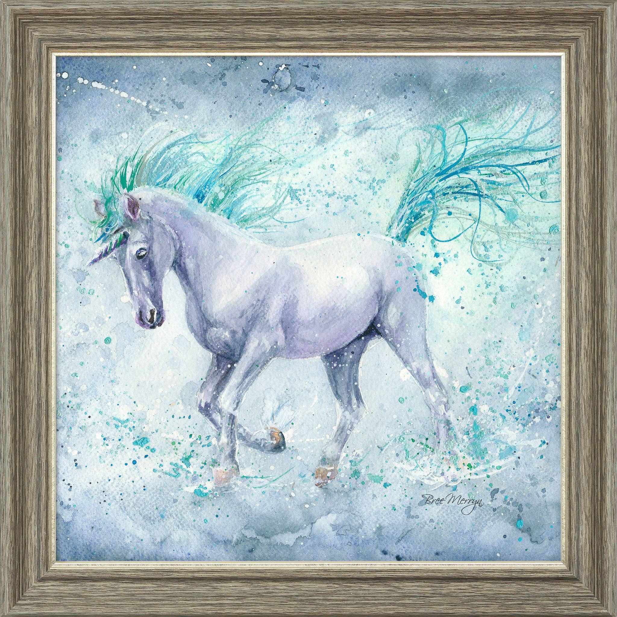 Bree Merryn Art Ltd - Wholesale Kunstprint - Silvermist vierkante ingelijste afdruk (13" of 19")0