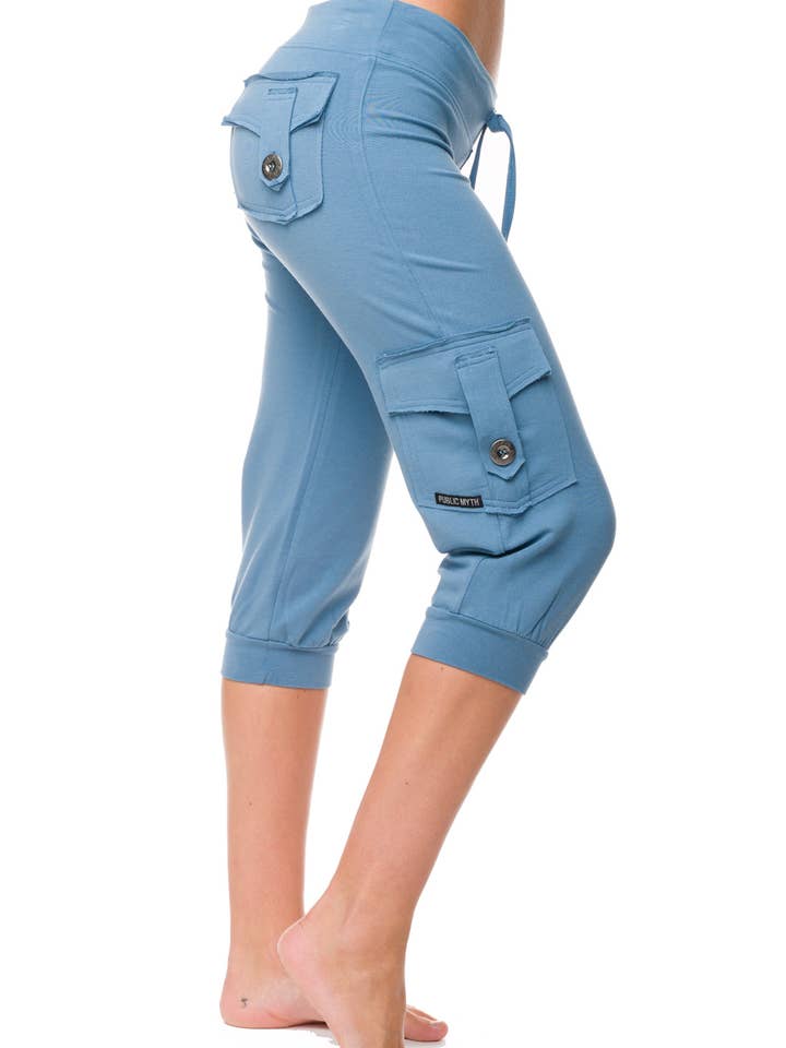 Bamboo Pocket Capris for wholesale by Public Myth