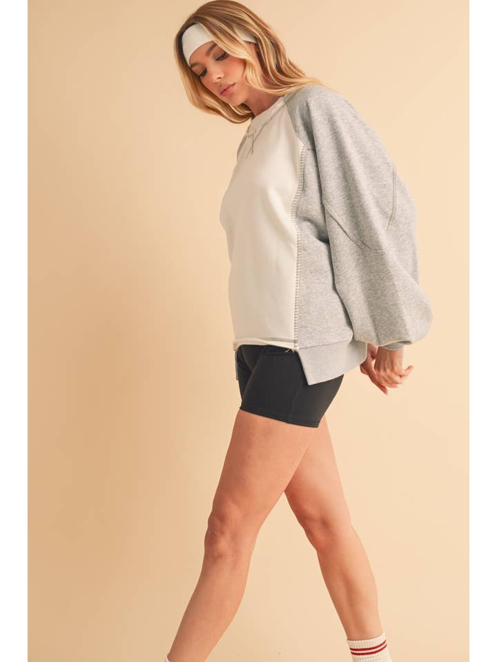 AEMI + CO - Wholesale Knit Sweater - Women's - 999FK Nya Colorblock Sweater9