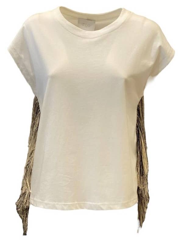 T-shirt met franjes voor wholesale door Eco Fashion