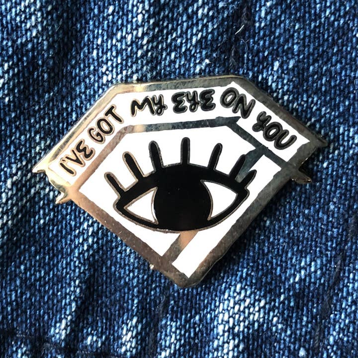 Eye On You - Enamel Pin for wholesale by My Name Is Not Darren