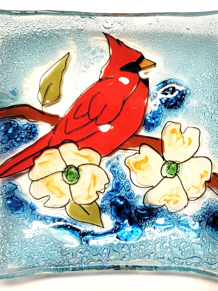 Fyr med kornelblomst træ firkantet firkantet tallerken / fad for engroshandel hos Pampeana