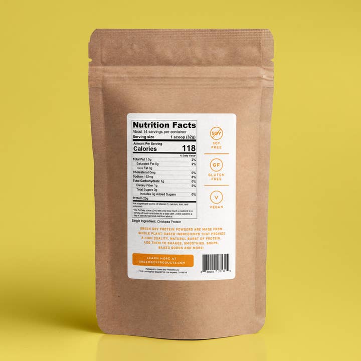Green Boy Products - Vente Poudres protéinées/superaliments - Poudre de protéines de pois chiches3