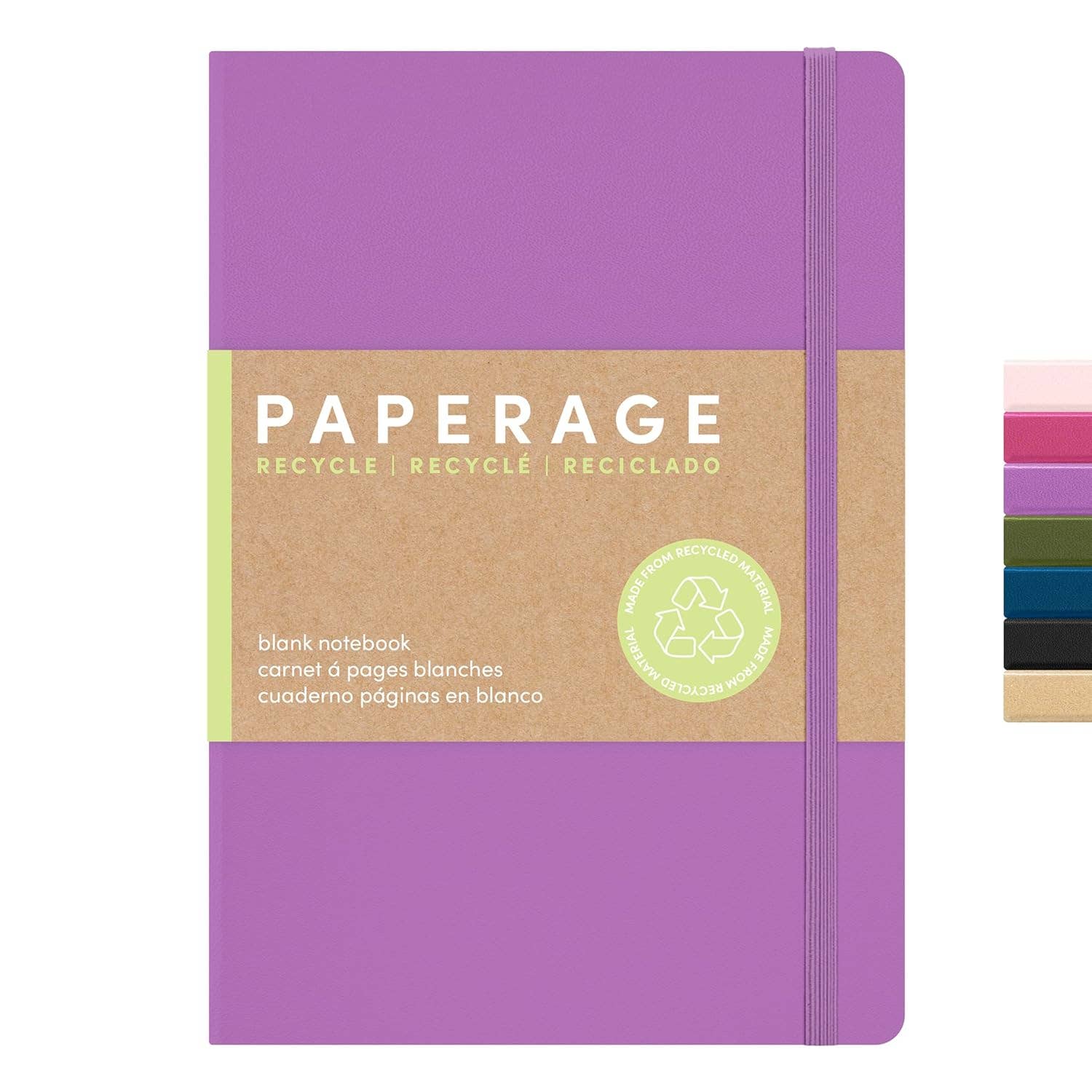 Paperage - Wholesale Notebook - 160PG Recycled Casebound Blank Journal Notebook3