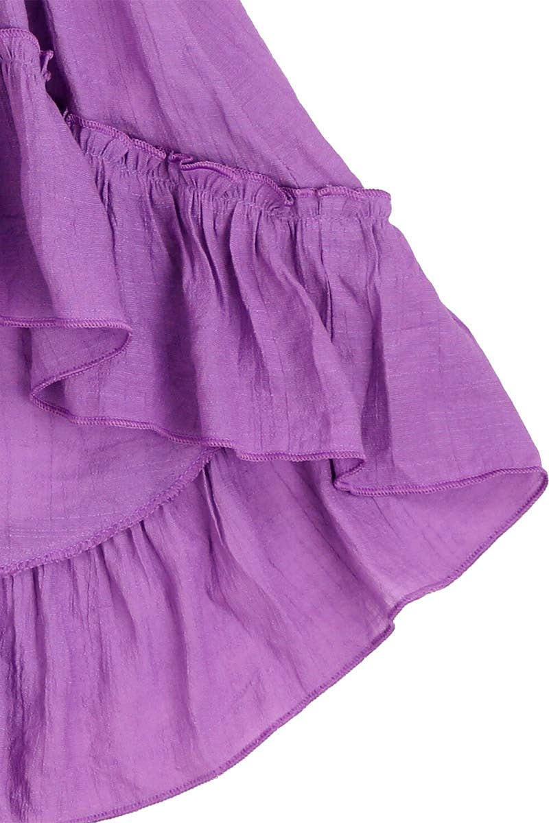 SISSYMINI - Vente Robe – enfant - Robe Hi-Lo en mousseline de coton doux BEACH BEAUTY à volants | LL303