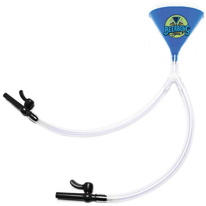 BeerBong .com - Wholesale Beer/Wine Caddy - Double Beer Funnel