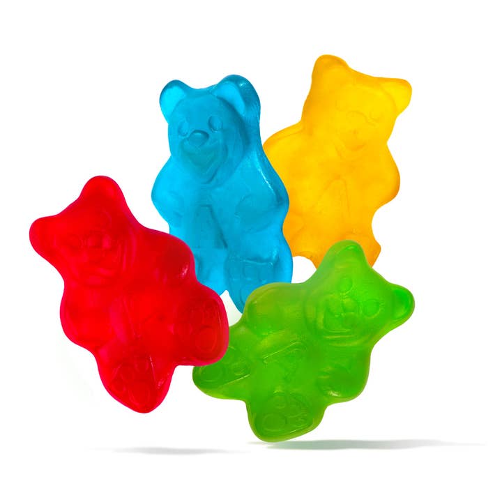 Gummi Papa Bears - 6oz Retail Tub for wholesale by Candy Supply Co