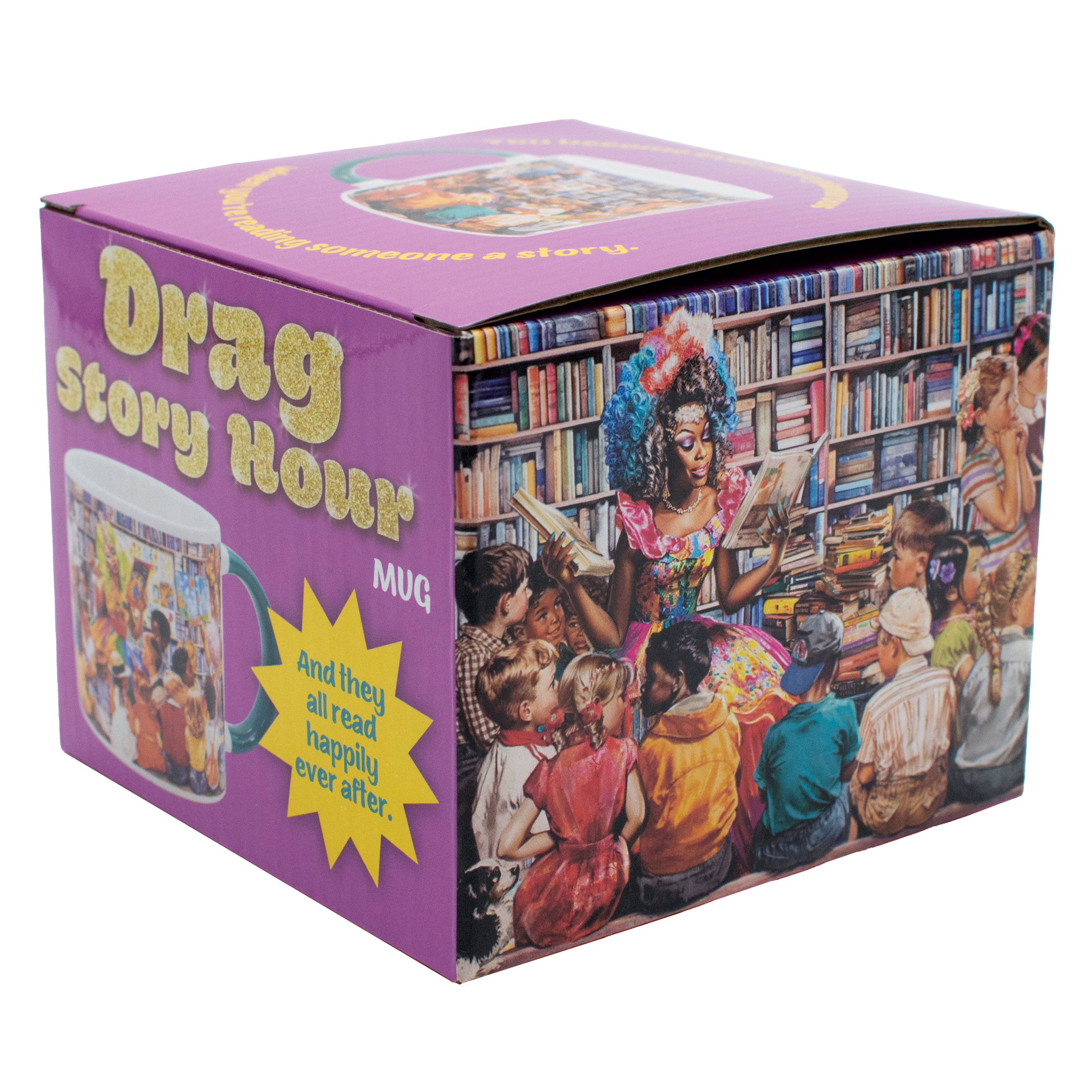 Unemployed Philosophers Guild - Wholesale Coffee Mug - Drag Story Hour Mug1