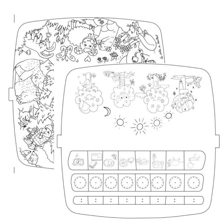 Ricarica colorabile - Forest & Learn the Time per la vendita all'ingrosso da parte di DB Kids