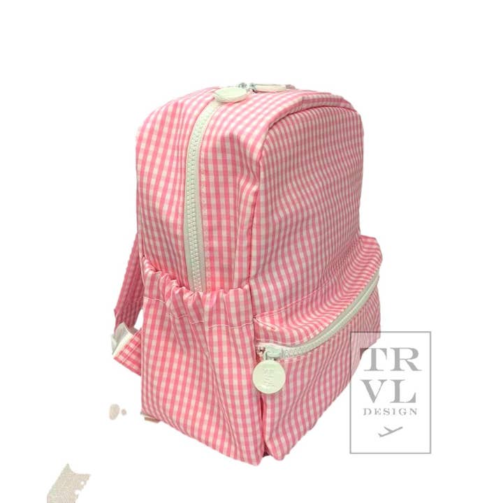 Mini Backer - Gingham Pink for wholesale on Faire4