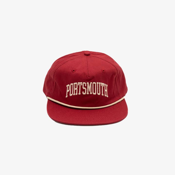 Portsmouth Kids Rope Hat in Cranberry for wholesale by The Just Brand