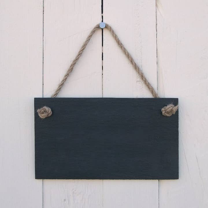 Hanging Sign Plain With Chalk Handmade Gift for wholesale by The House nameplate company