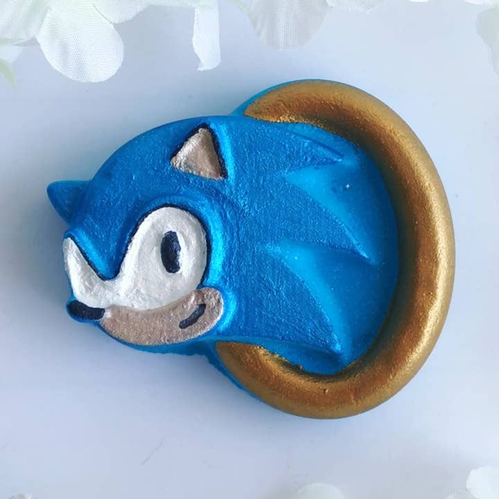 Fizz Bomb Cosmetics - Wholesale Bath Bomb/Fizz - Blue Sonic Hedgehog Bath Bomb0