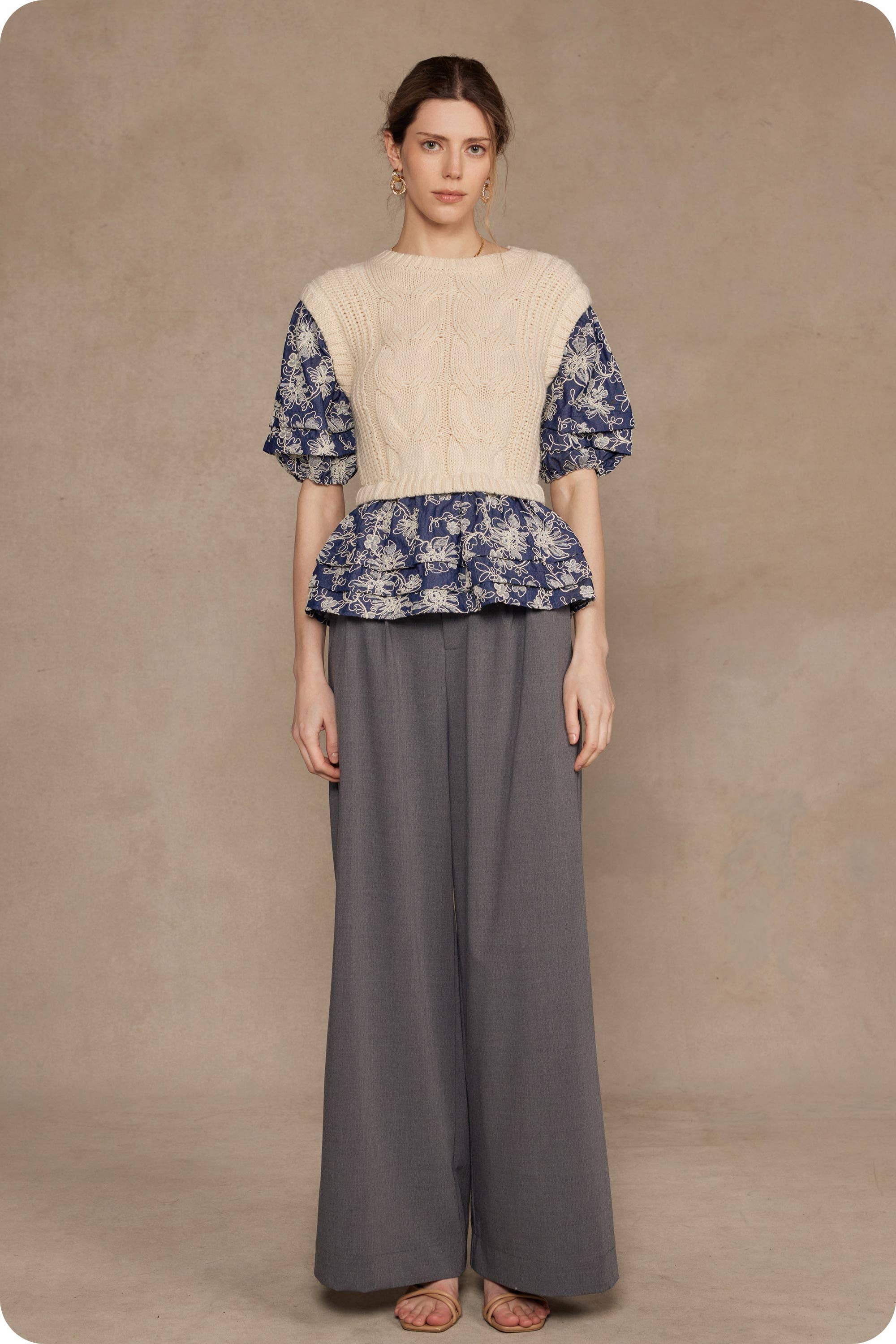 Strut & Bolt – wholesale Byxor - Dam – Kostymbyxor med vida ben11