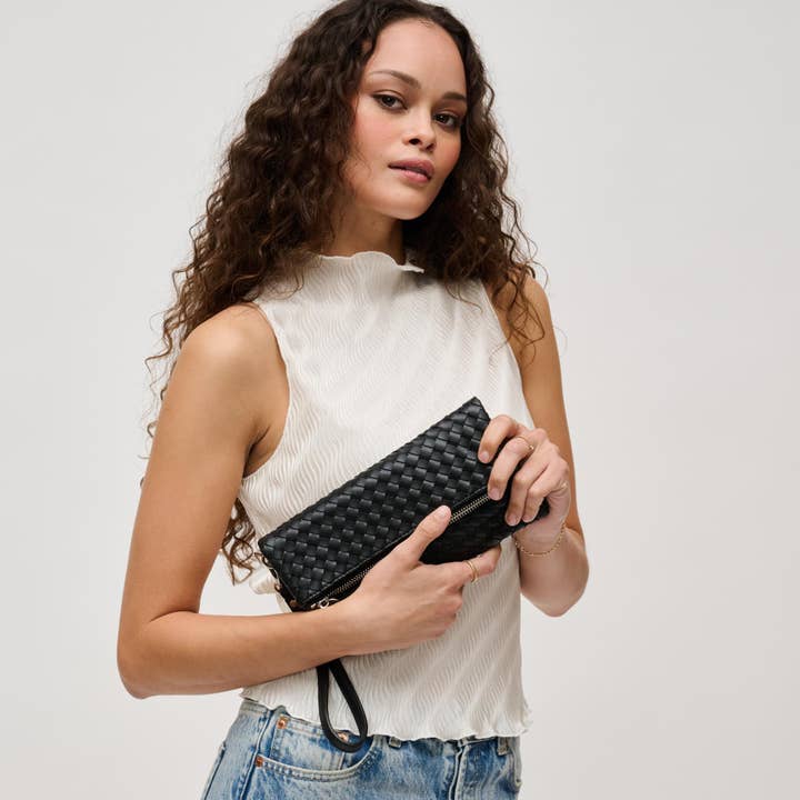 Urban Expressions - Wholesale Clutch Bag - Women's - Aria Woven Wristlet Clutch