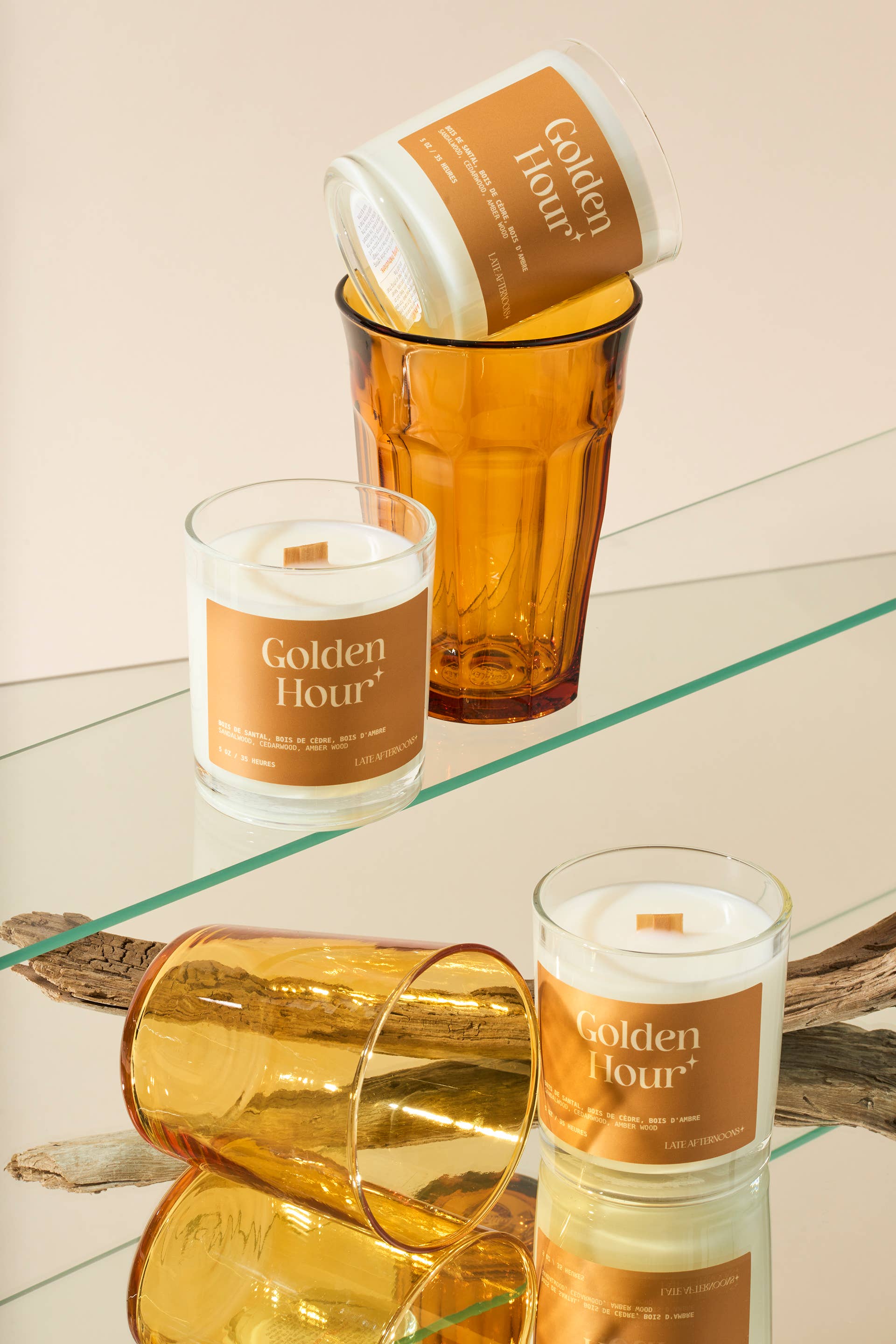 Late Afternoons – Großhandel Geschenkkerze – Goldene Stunde | Sandelholz, Zedernholz, Amberholz4