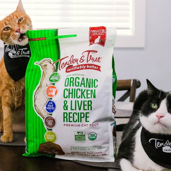 Tender & True Pet Nutrition - Wholesale Pet Food - Cat - Organic Chicken & Liver Recipe Dry Cat Food5