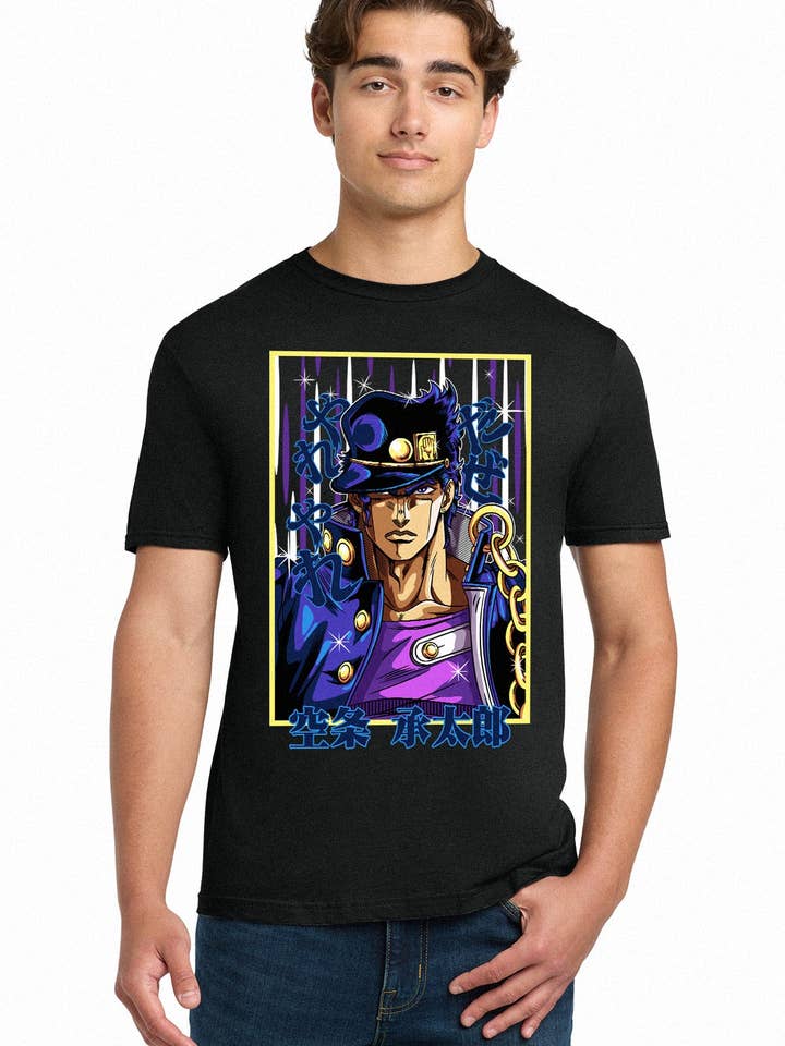 Fundom – Engroshandel Grafisk t-shirt - Unisex – JoJo's Bizarre Adventure Jotaro Kujo Stand Proud Voksen T-shirt1