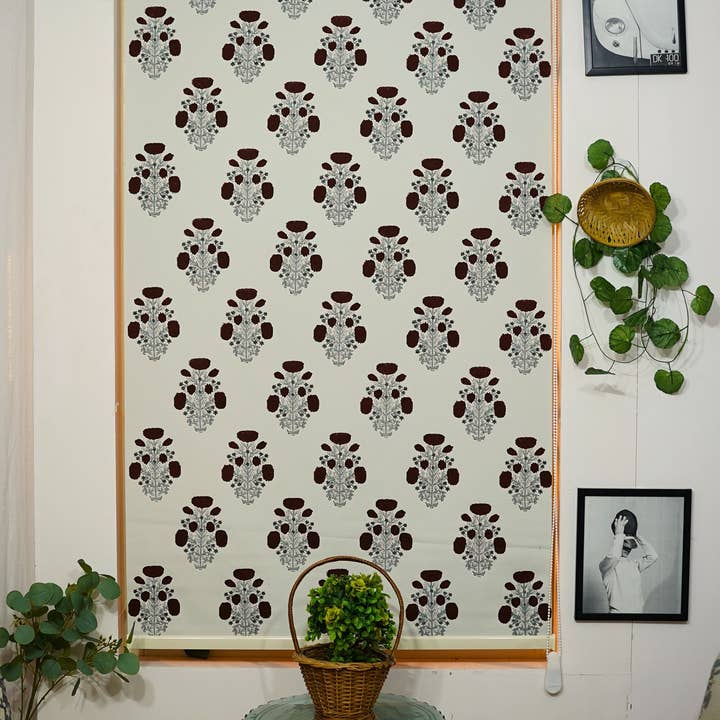 Fabdivine - Wholesale Blinds - Linen Polymer Blackout Roller Shade- Swadesh1