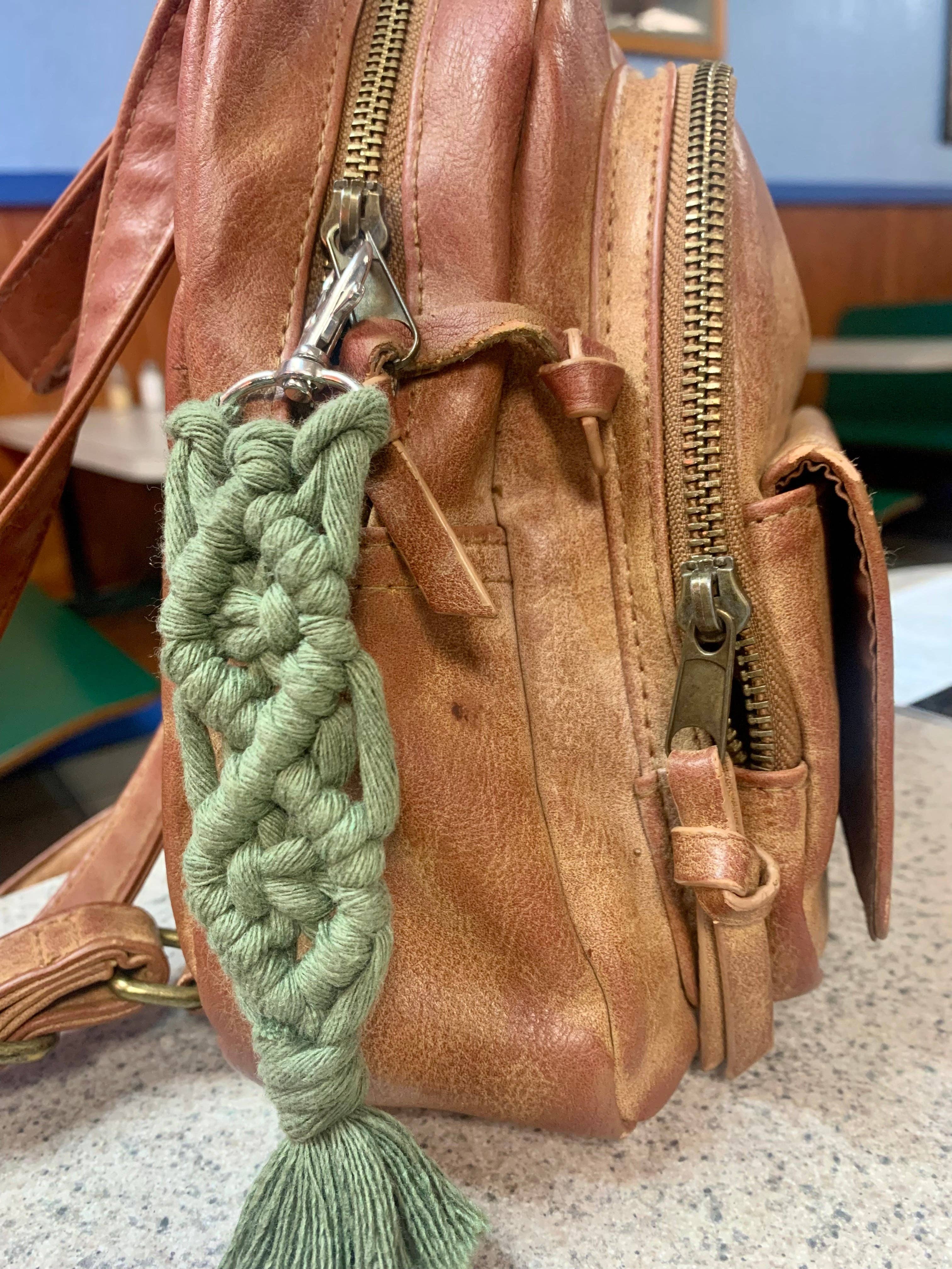 Why Knot - Wholesale Keychain - Women's - Handmade Macrame Boho Keychain3