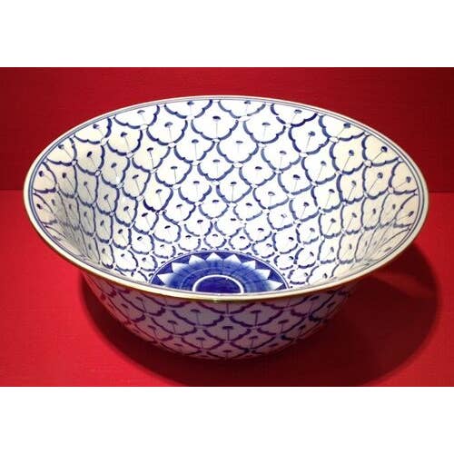 Bowl, Brass Trimmed Pineapple Design for wholesale by Sea Island Imports, Inc.