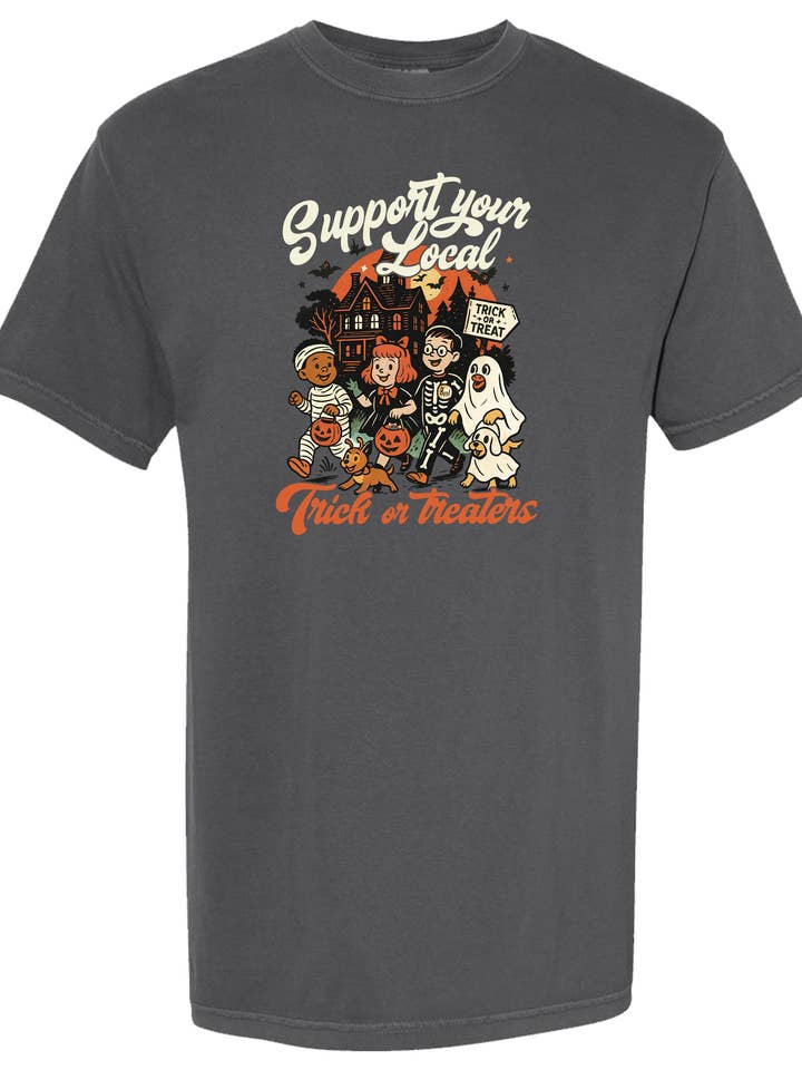 Unterstütze die örtlichen Süßes-oder-Saures-Geher. für den Großhandel von Goose Creek Boutique