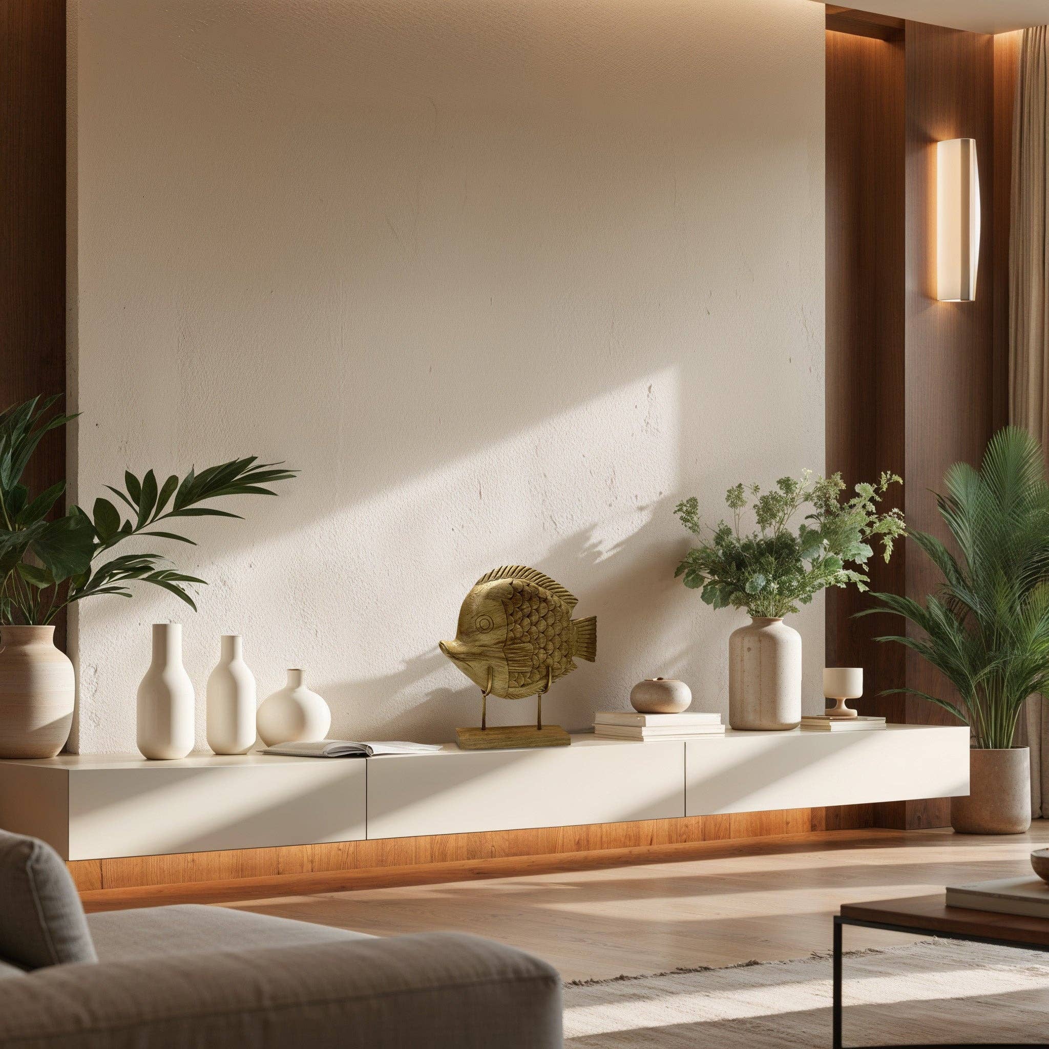 Marrón Susurro del Océano – Escultura de Pez Tallada a Mano en Madera, Decoración Artística para el Hogar de venta al por mayor en Faire6