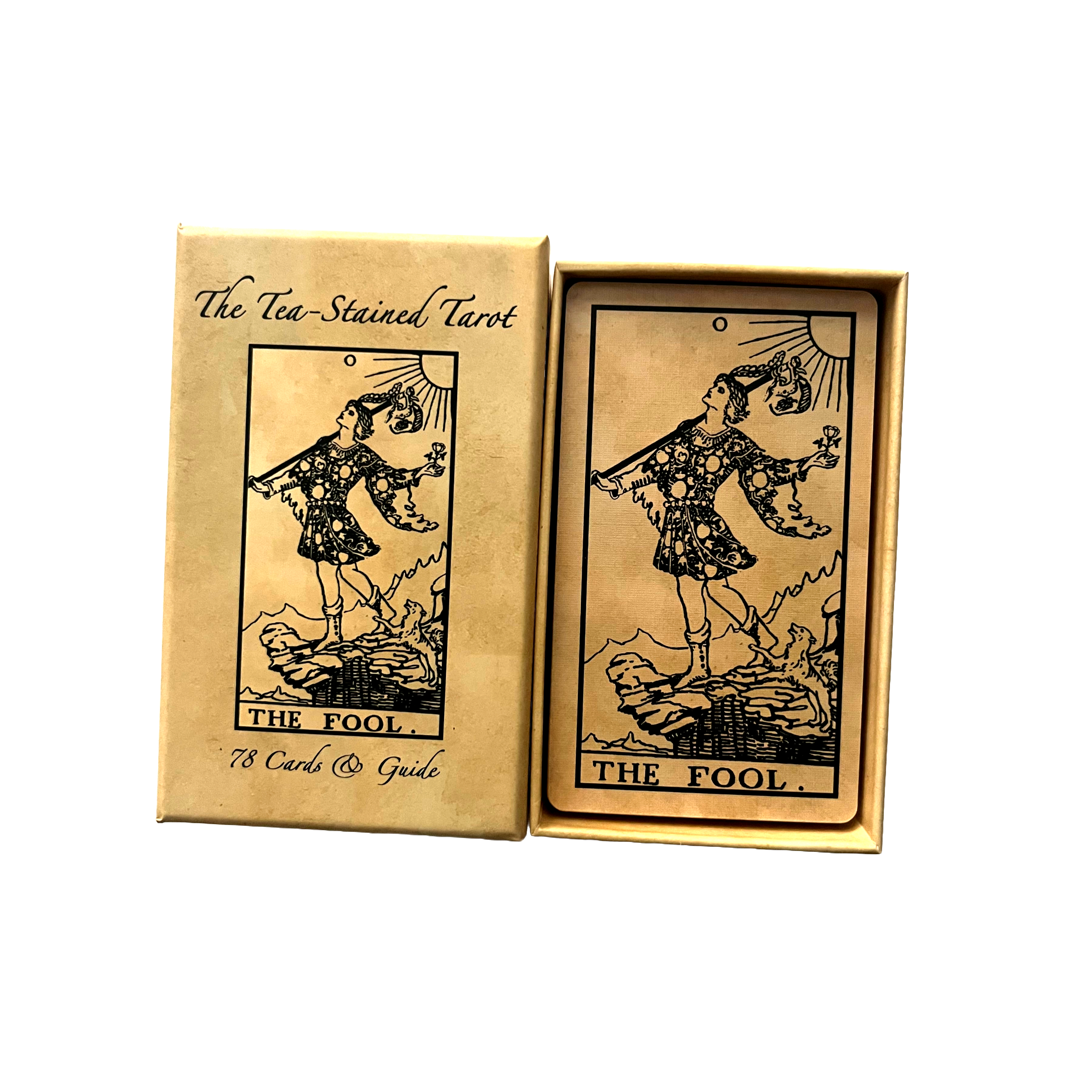 Vieux Monde – wholesale Tarot-kort – The Tea-Stained Tarot & Guide | Linnéfinish | Tillverkad i USA5