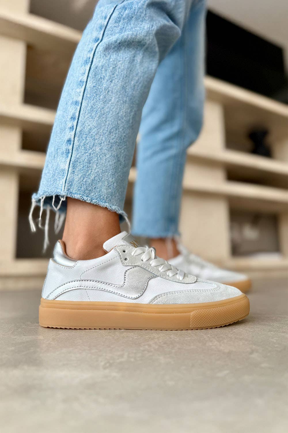 PMK SHOES – wholesale Lifestyle trainers – Women′s – Novalis white crep0