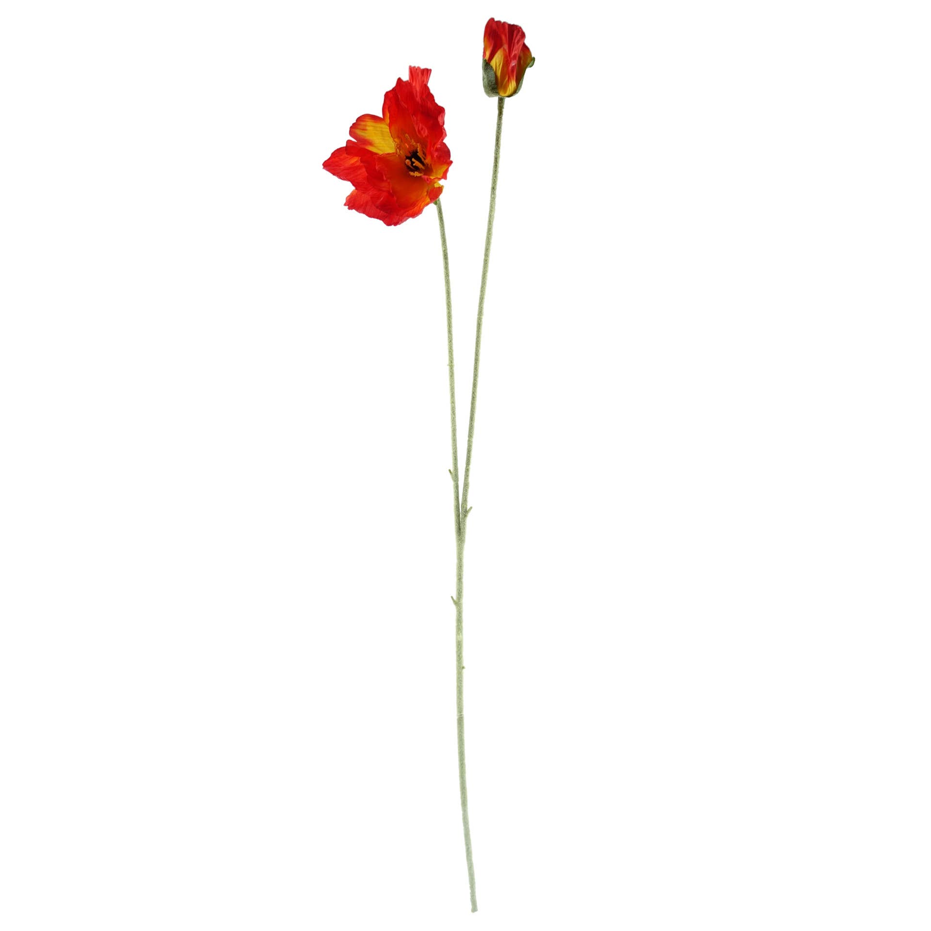 Leaf Design UK LTD – wholesale Artificial flowers – Artificial Flowers Poppy Stem 2 Flowers 100cm1