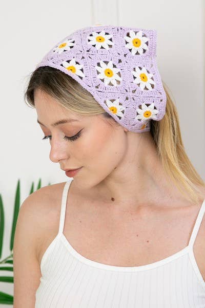 JOSSLYN by wall to wall - Wholesale Fashion Headband - Women's - FLOWER HAIR SCARF HAIR BAND | 40HS0214