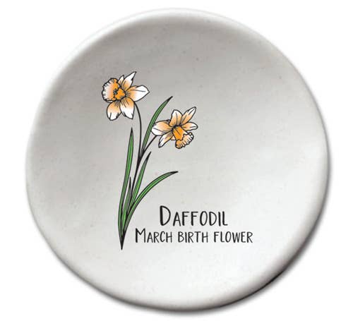 August Ceramics - Wholesale Jewelry Dish - 3.5" Ceramic Birth Month assortment with Tabletop Display8