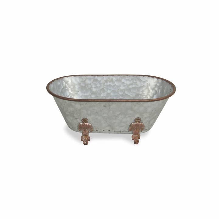 HomeRoots – Engroshandel Skulptur – Jumbo hamret metal badekar skulptur