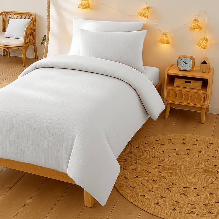 PAPATE - Wholesale Duvet Cover - Kids & Baby - Organic Cotton Duvet Cover - White
4