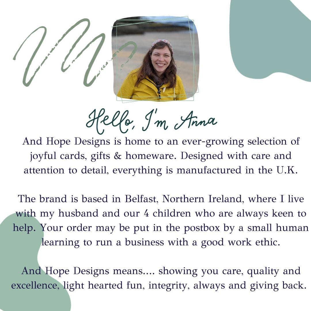 And Hope Designs - Cards, Stickers & Stationery – Großhandel Kunstdruck – Christlicher Druck, Hymnentext, Sei Du meine Vision5