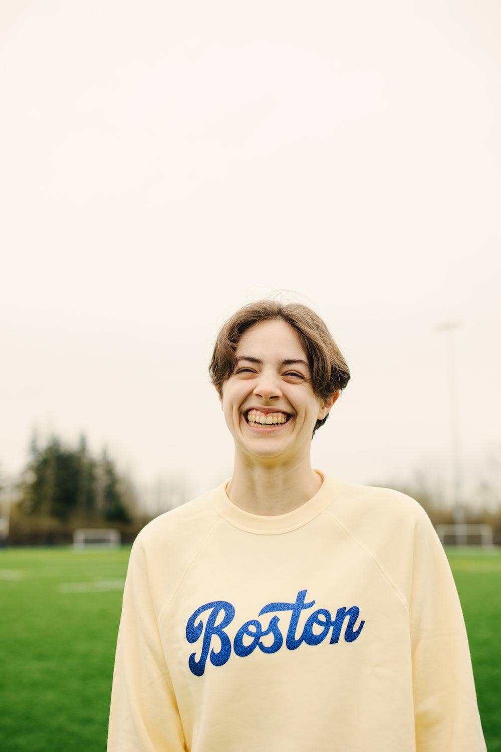 Yellow Boston Sweatshirt for wholesale on Faire5