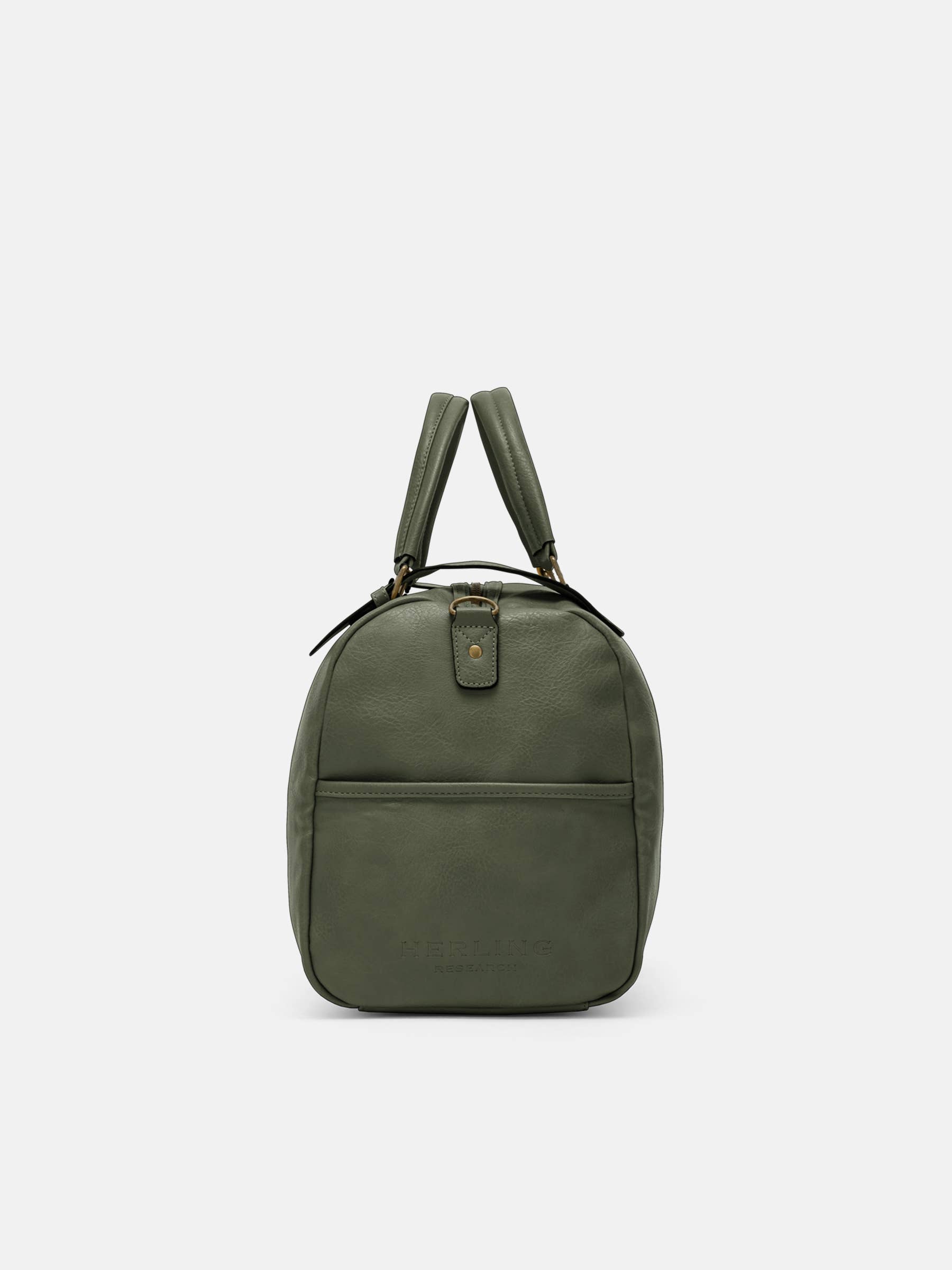 Herling – Saco de viagem - Unissexo por atacado – Herling - Bolsa de viagem vintage grande em couro PU15