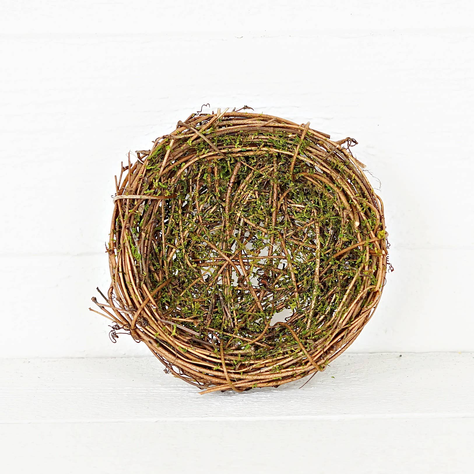 Holiday Depot Inc. - Wholesale Decorative Tabletop Object - M30926- 6nD Twiggy Bird Nest-Moss2