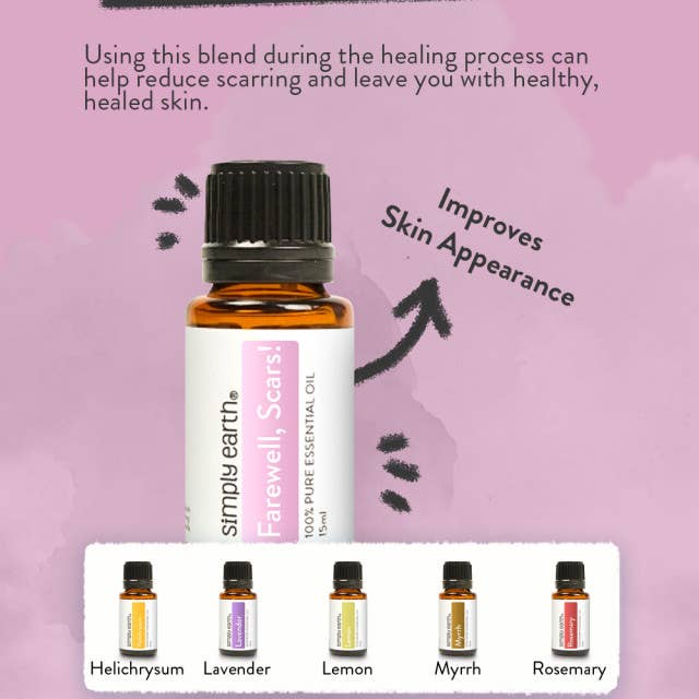Simply Earth - Wholesale Essential Oil - Farewell Scars Essential Oil Blend 15ml