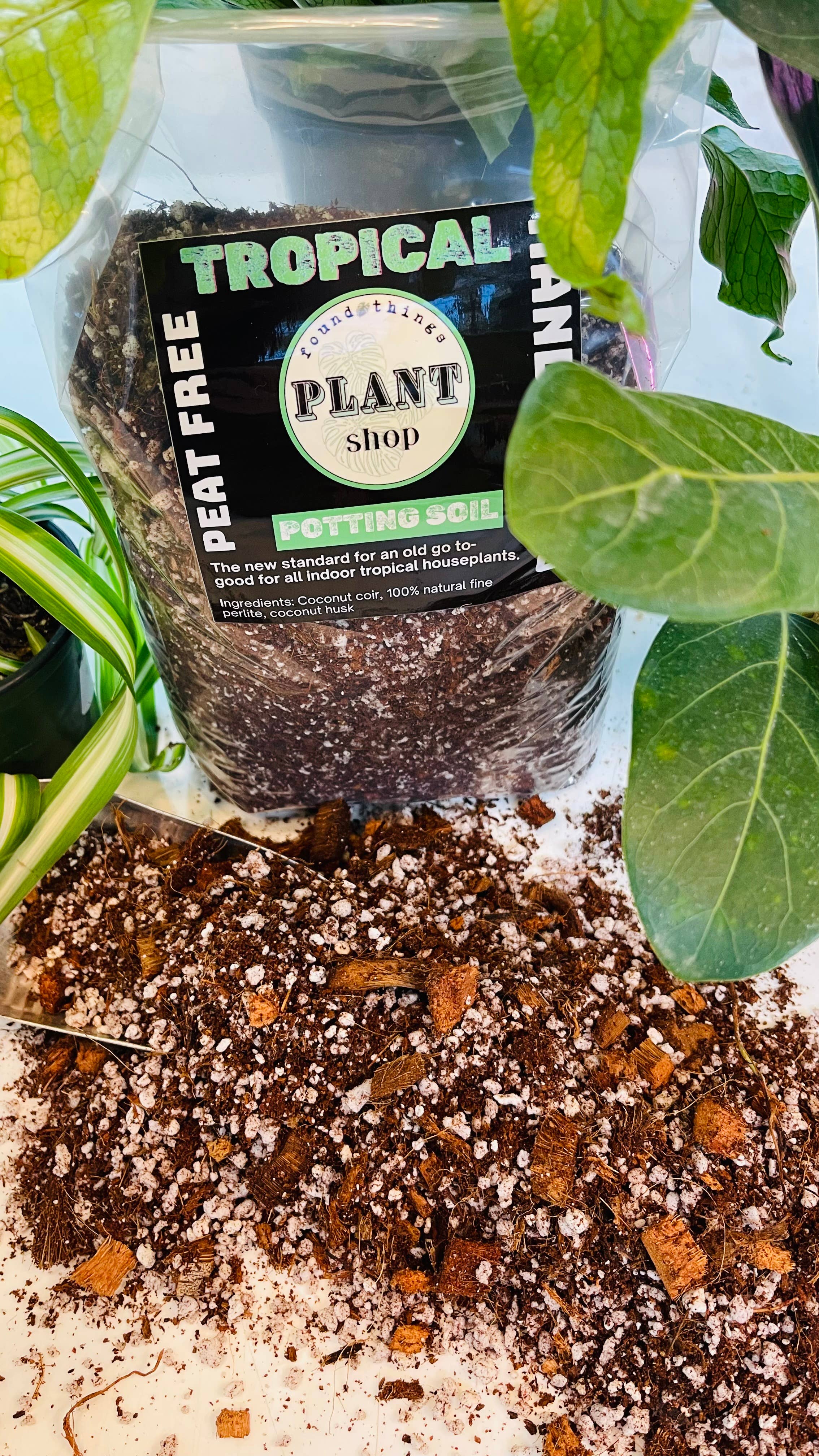 Found Things Plant Shop – Solo para plantação e vasos por atacado – Substrato Tropical para Vasos4