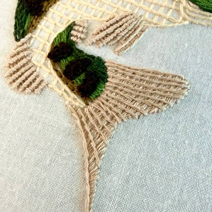 Stitches By Tiff - Wholesale Embroidery/Cross Stitch Supplies - Gone Fishing Craft DIY Embroidery Kit5