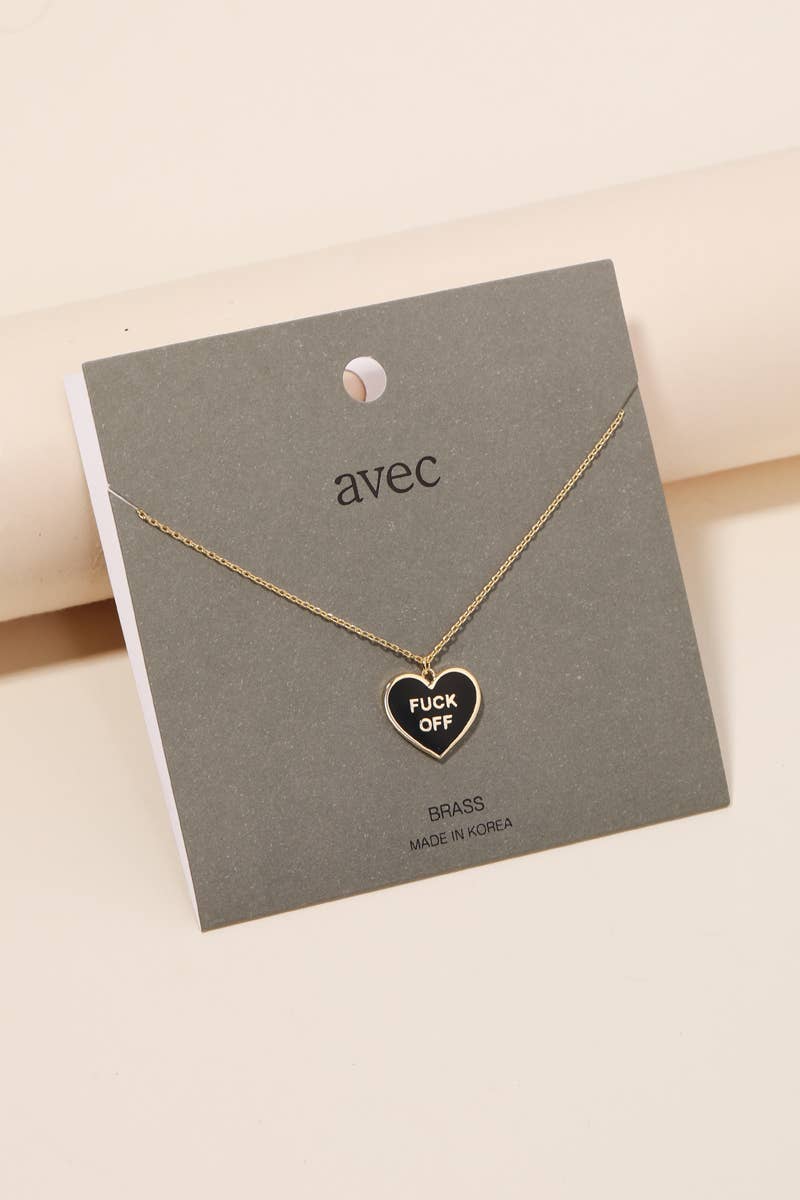 Anarchy Street - Vendita all'ingrosso Collana con ciondolo/pendaglio - Collana con ciondolo a forma di cuore4