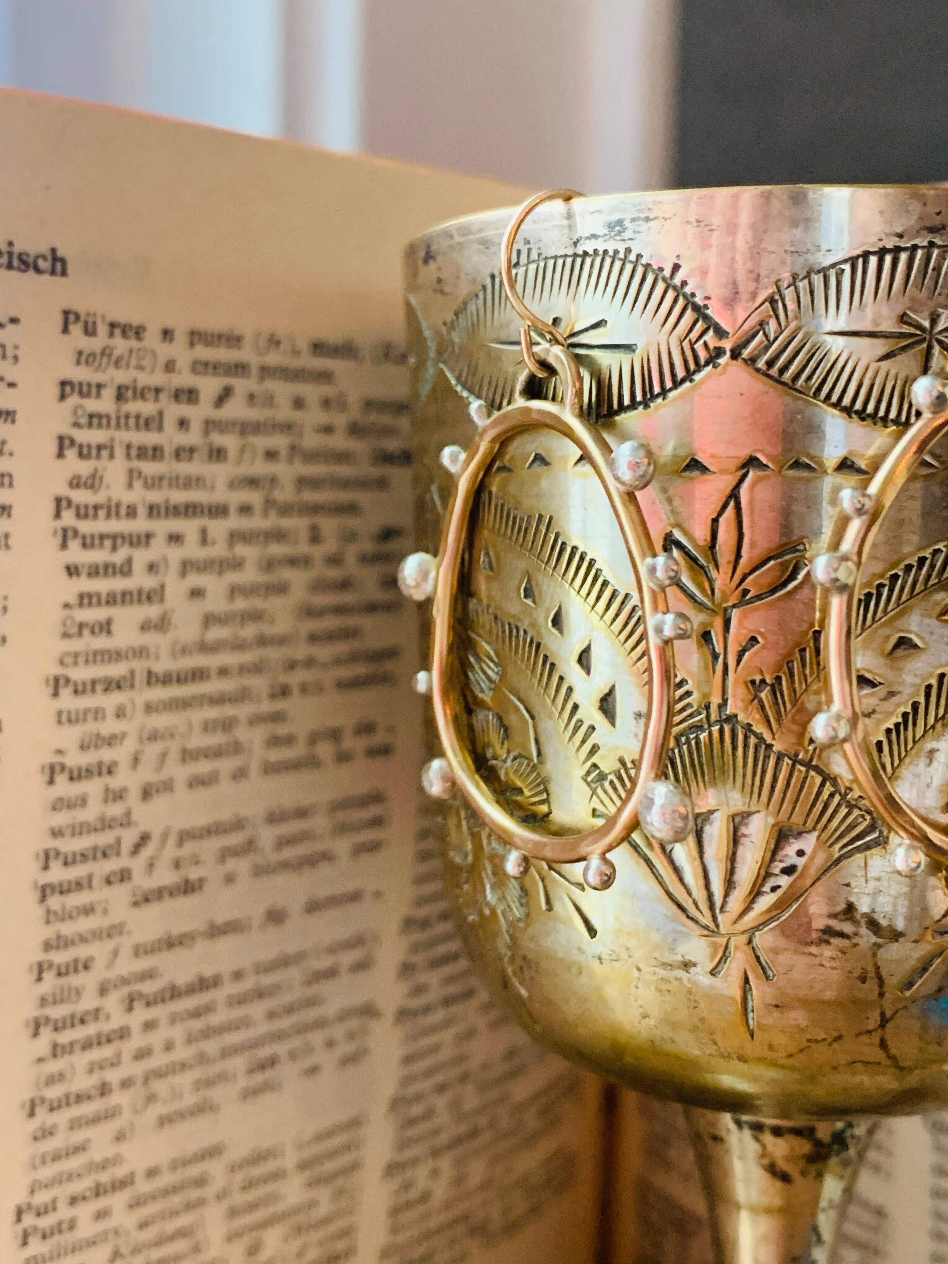 Notions of Lovely - Wholesale Dangle Earrings - Hello Pebble Earrings - 14k Gold Fill & Sterling Silver1