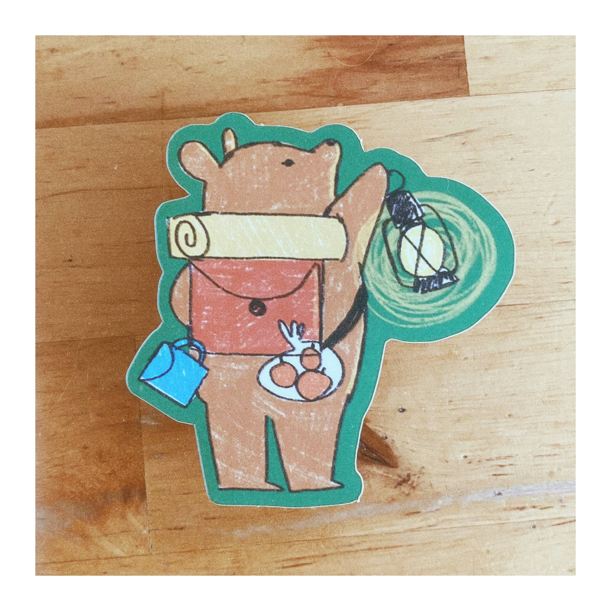 Sydney Warnes - Wholesale Sticker - Lantern Bear Sticker1