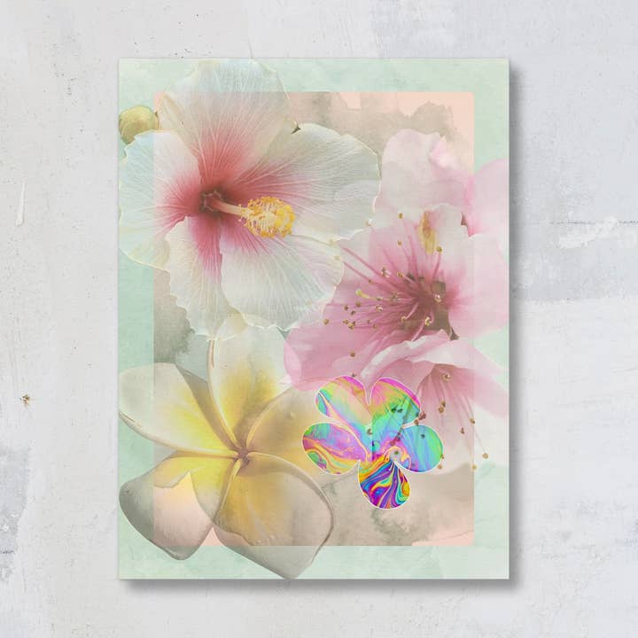 Impresión de Arte de Pared Botánico | Paisaje Onírico Floral Surrealista para venta al por mayor de Printed Echoes Creations