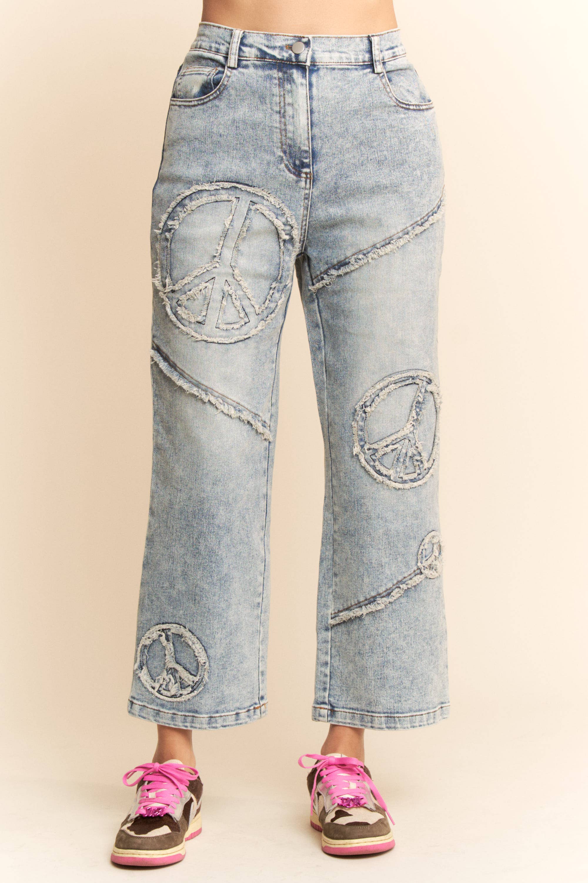 Davi & Dani – wholesale Byxor - Dam – DENIM RAKA BYXOR MED LITE STRETCH0